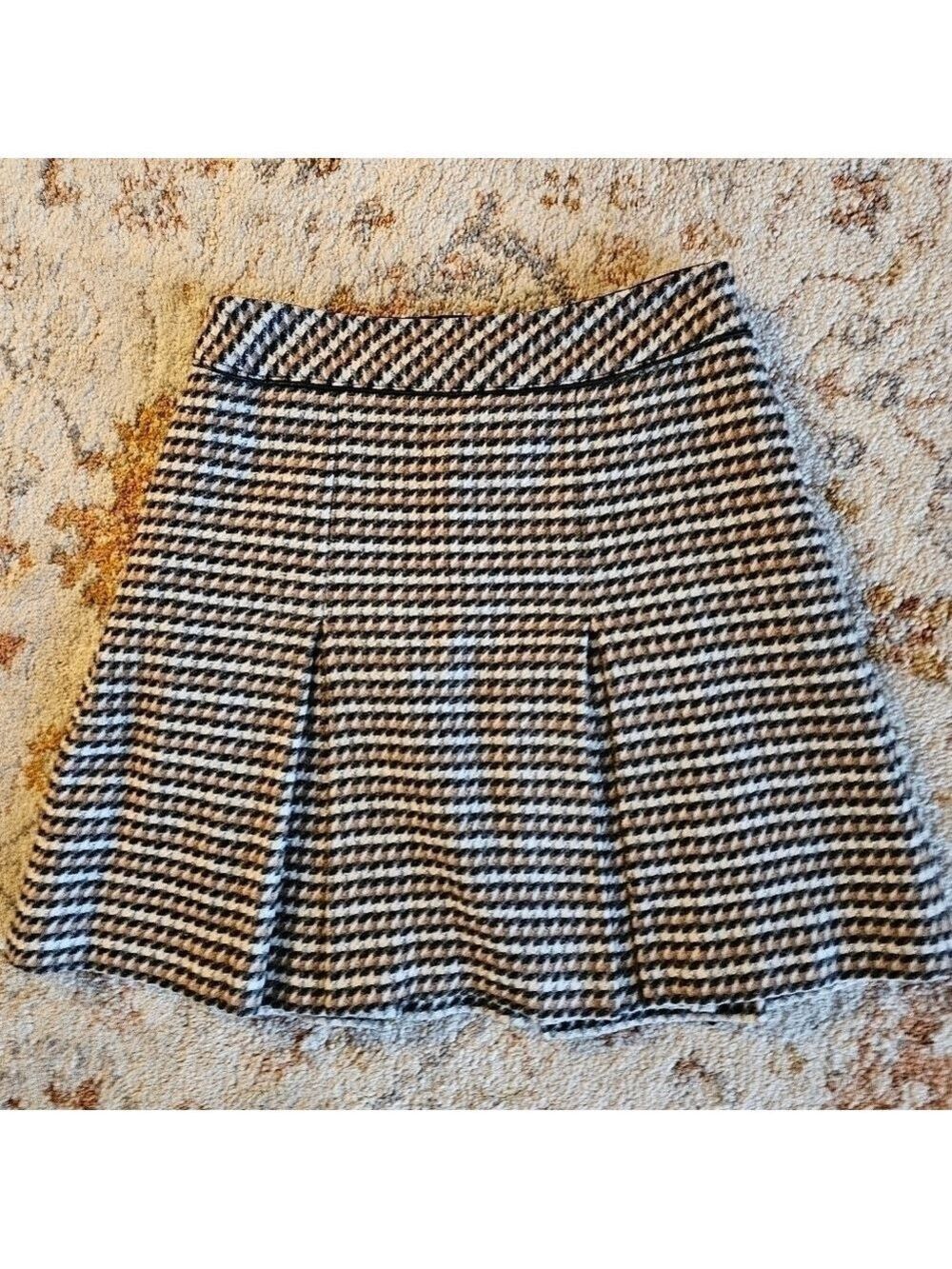 Talbots Wool Blend Pleated Skirt